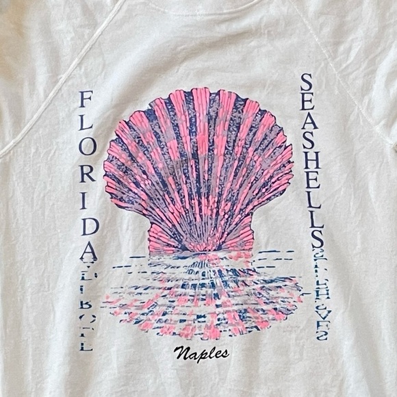 Vintage Naples Florida Travel 1980s Summer Pullover Crewneck Sweatshirt - Picture 2 of 7